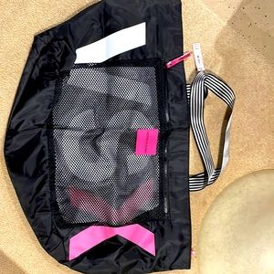 Victoria Secret VSX Black white pink Bag